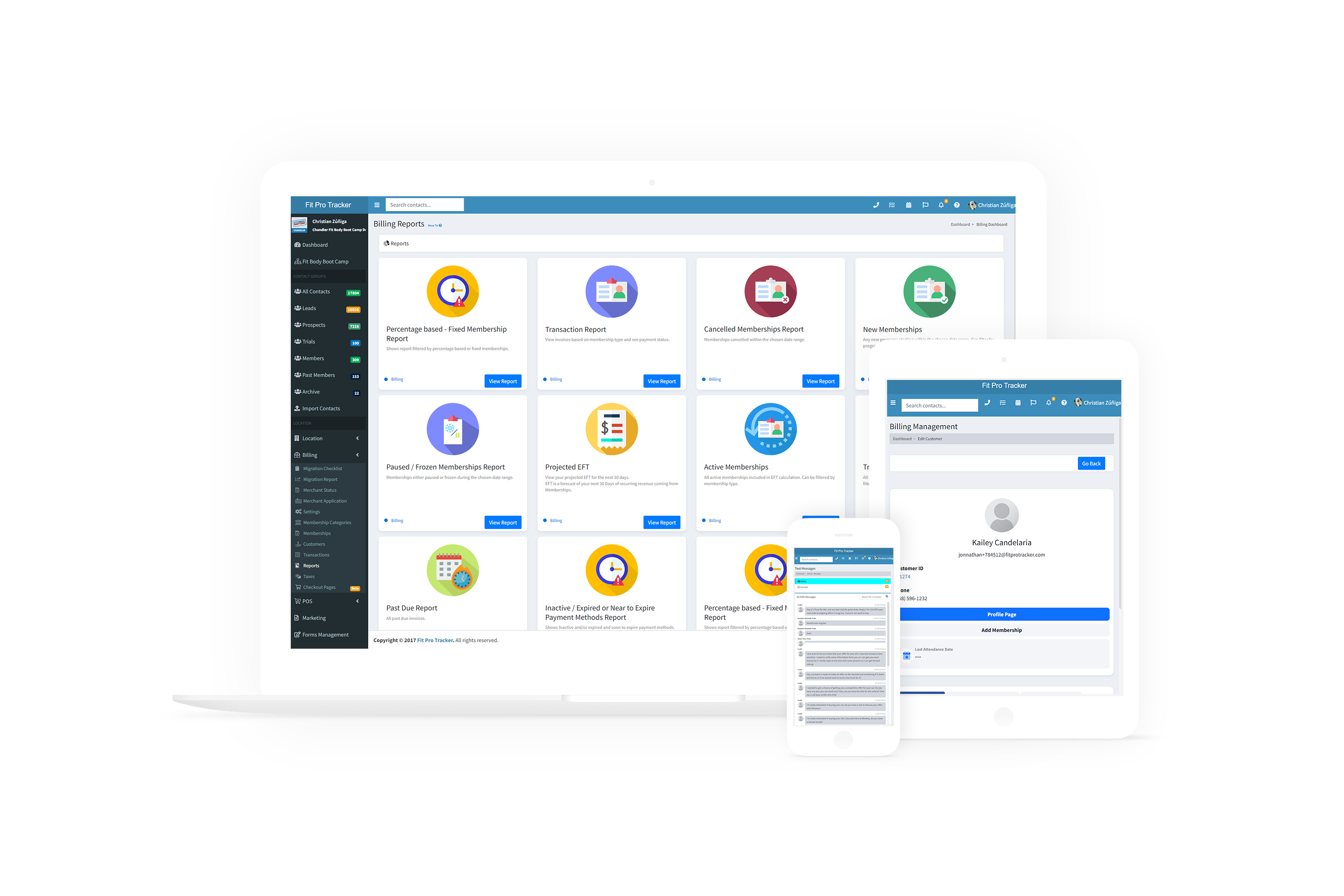 screenshot of Fit Pro Tracker
